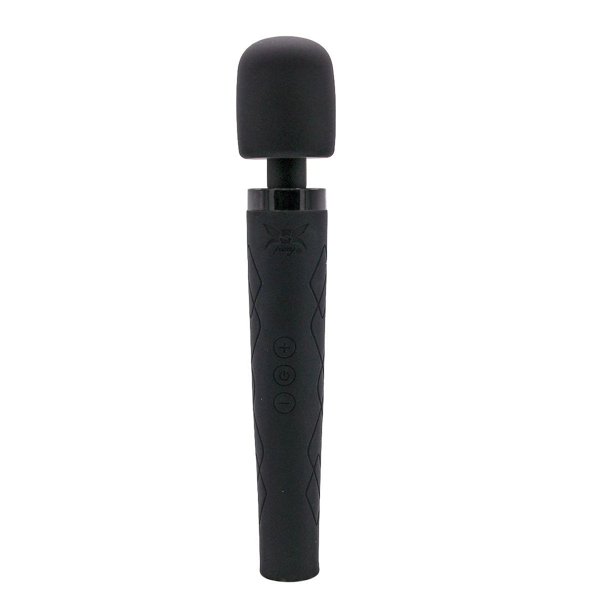 Pixey Deluxe Black Velvet L - Kraftig Massagestav