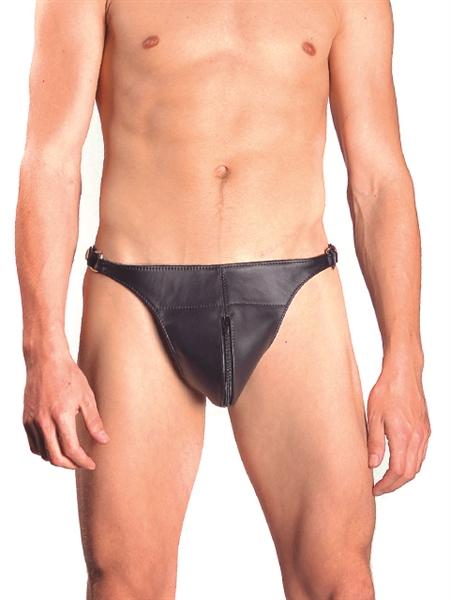 Mister B Leather Posing Pouch One Belt Zip