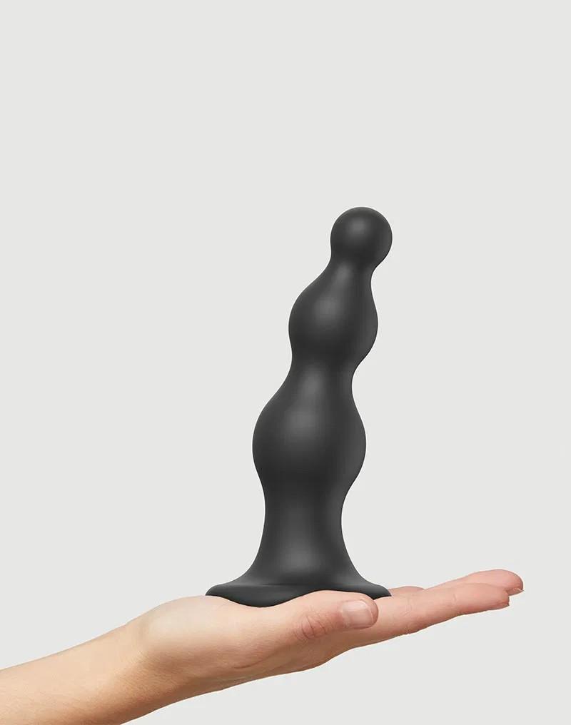Strap-On-Me - Dildo Plug Beads Size L - Black