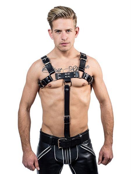 Mister B Leather Extension Strap Saddle-Black