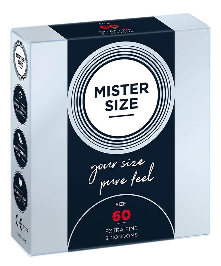 Pure Feel - Condoms 60 mm - 3 Pack