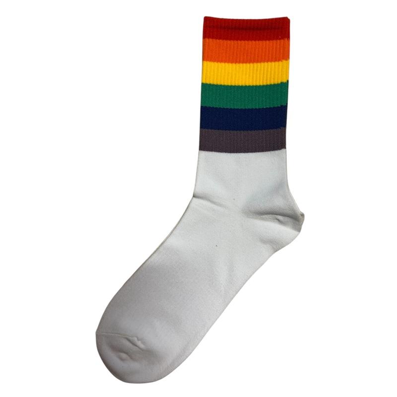 Proud summer Pride socks - White