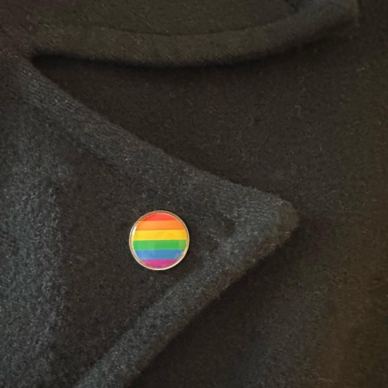 Pins with Pride flag