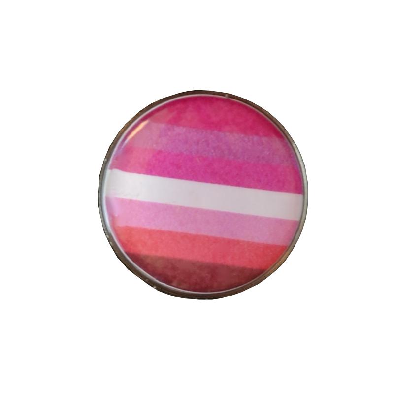 Pins with Lesbian flag