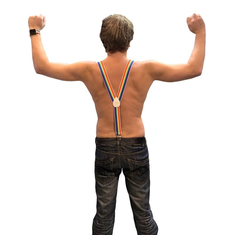 Heavy duty pride braces  - Suspenders