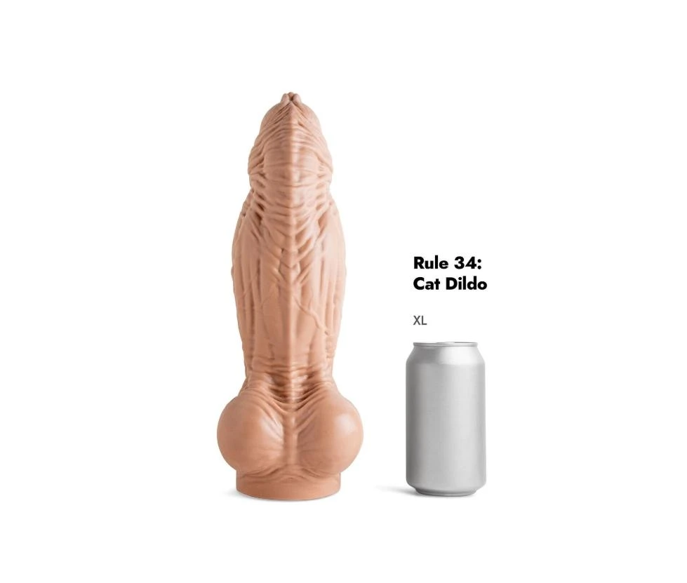 Hankey's Toys Rule 34: Cat Dildo - X-Large