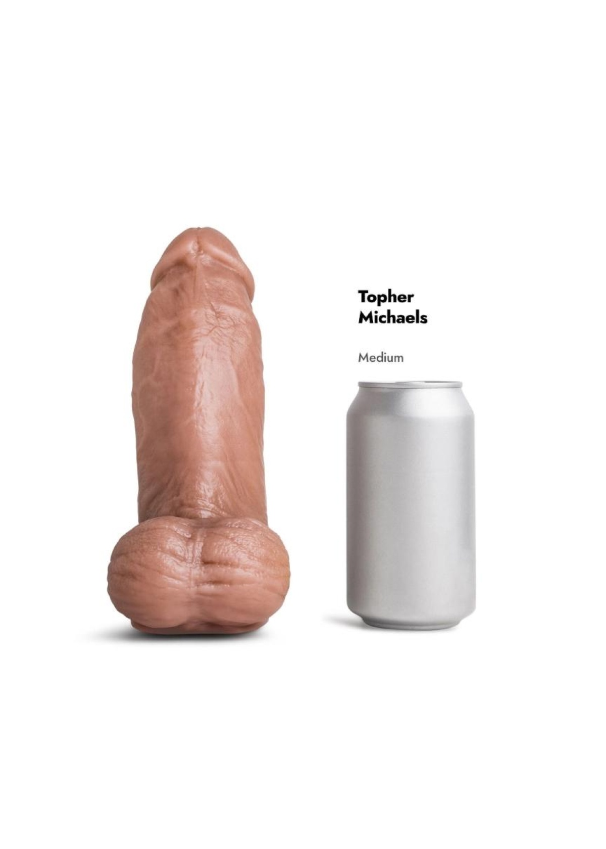 Hankey's Toys Topher Michels Dildo -Tan - Medium