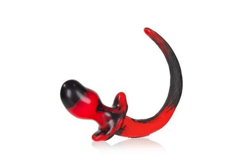 Oxballs BULLDOG Puppy Tail - Black Red - L