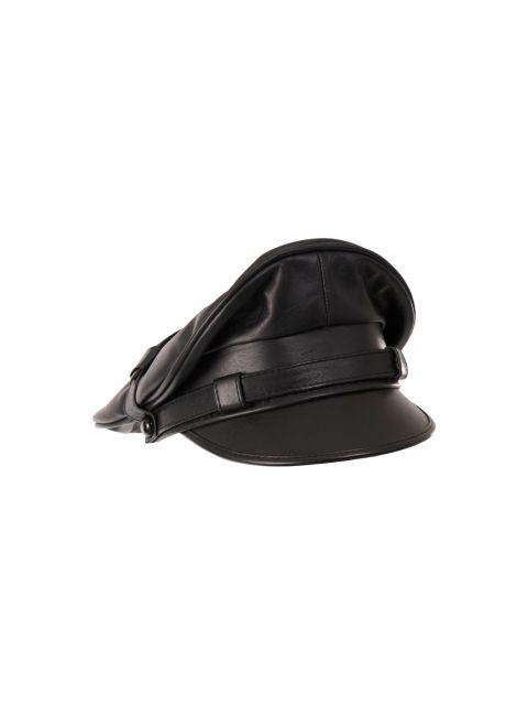 Mister B Police Cap Fishbone All Black