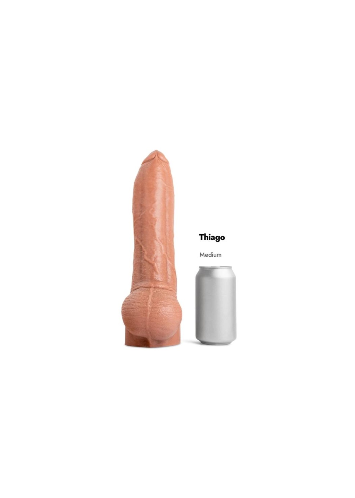 Hankey's Toys Thiago Dildo - Brown - Medium