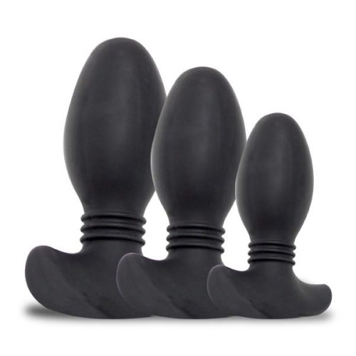 Ribbed Butt Plug 3 Pack: Anal Training Kit
